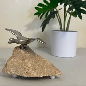 Vintage Hoselton Bird on Rock